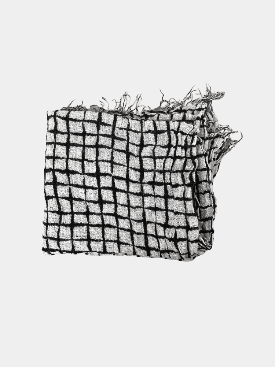 Black and White Scarf