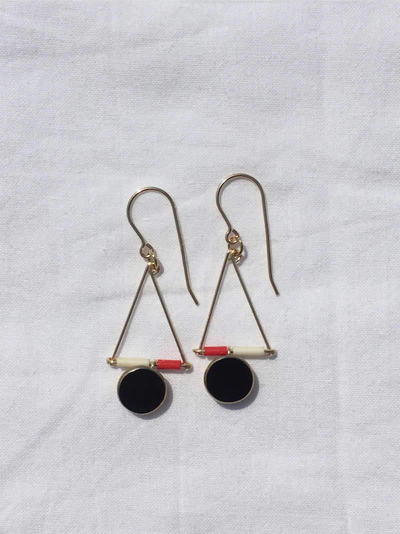 Brand New Triangle Drop Earrings