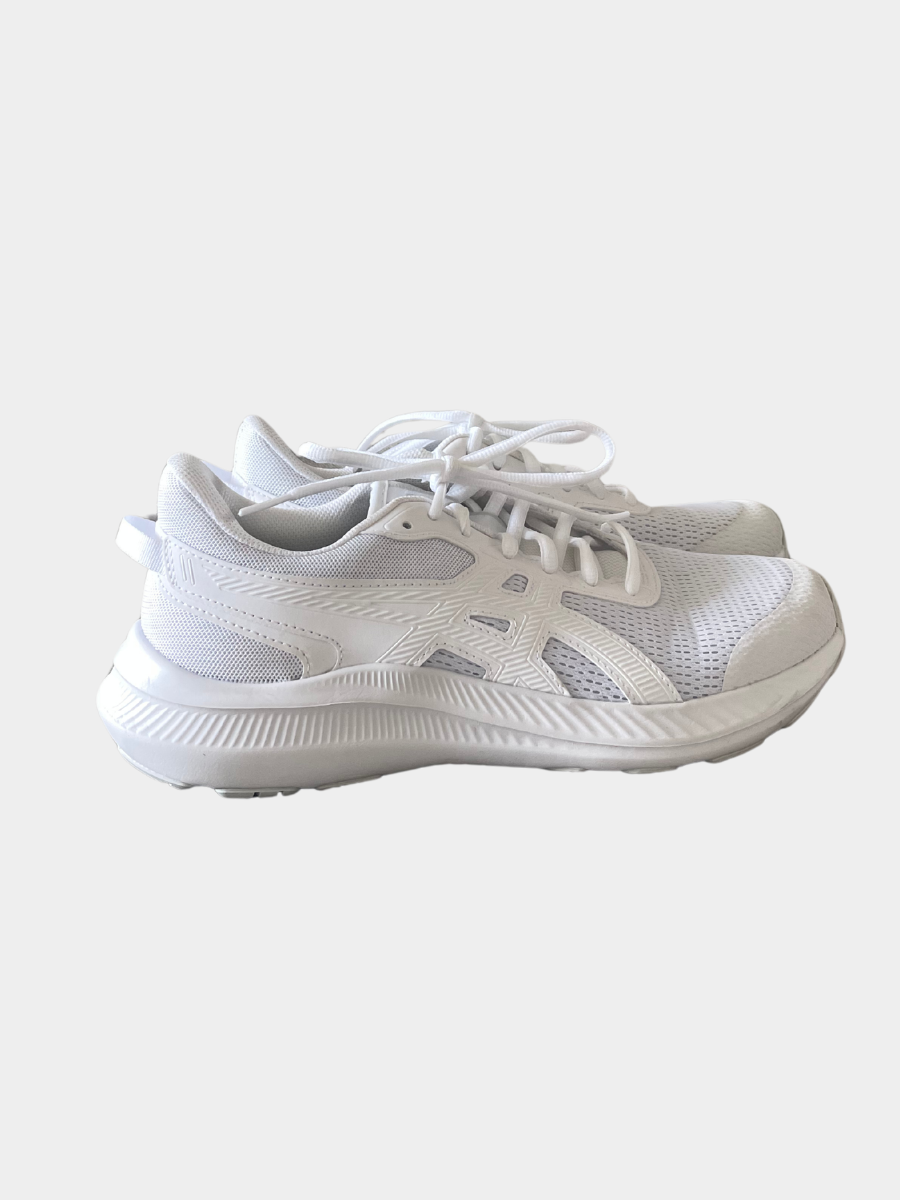 White ASICS Trainers