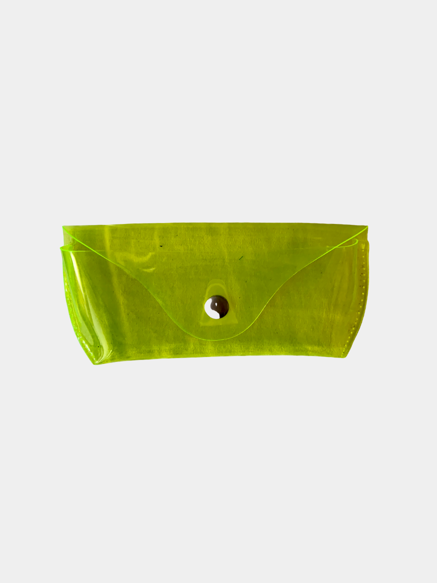 Neon Clear Sunglasses Case