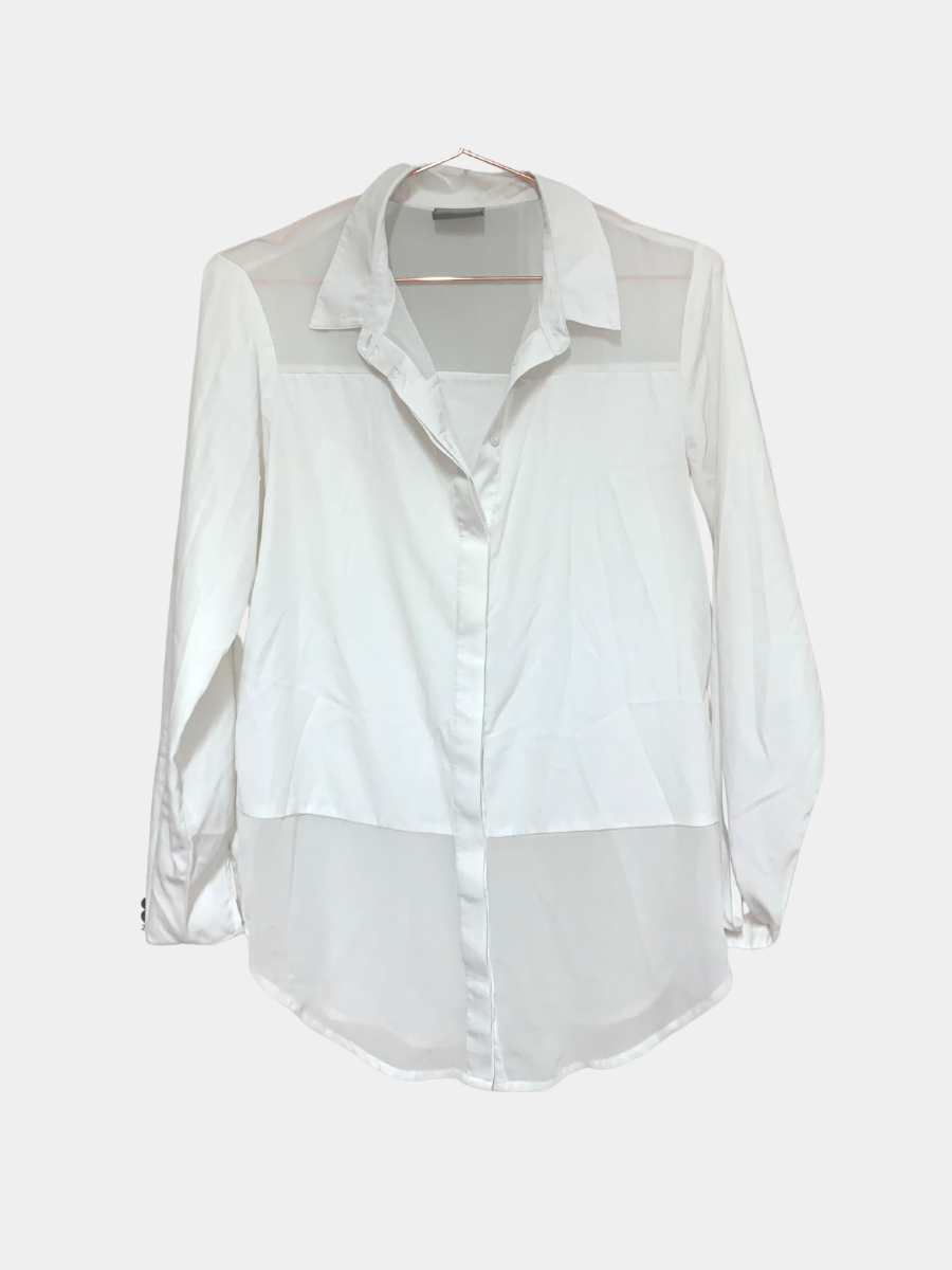 Sheer Cream Blouse
