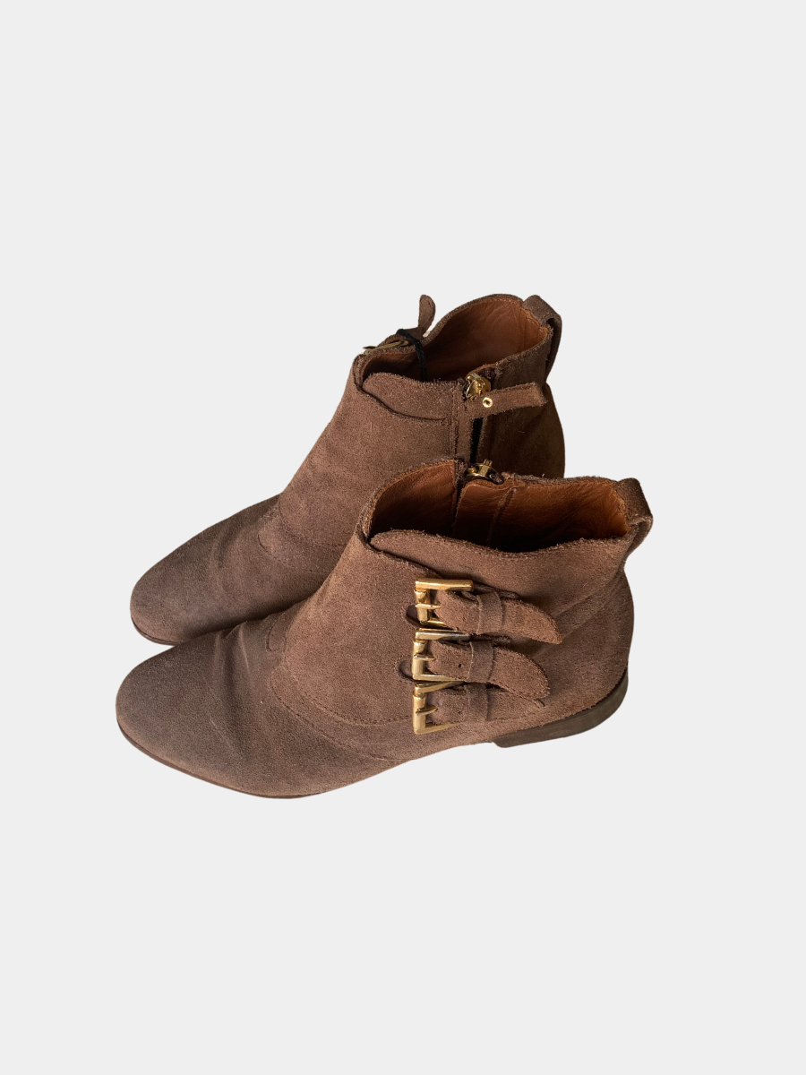 Massimo Dutti Leather Ankle booties (36)