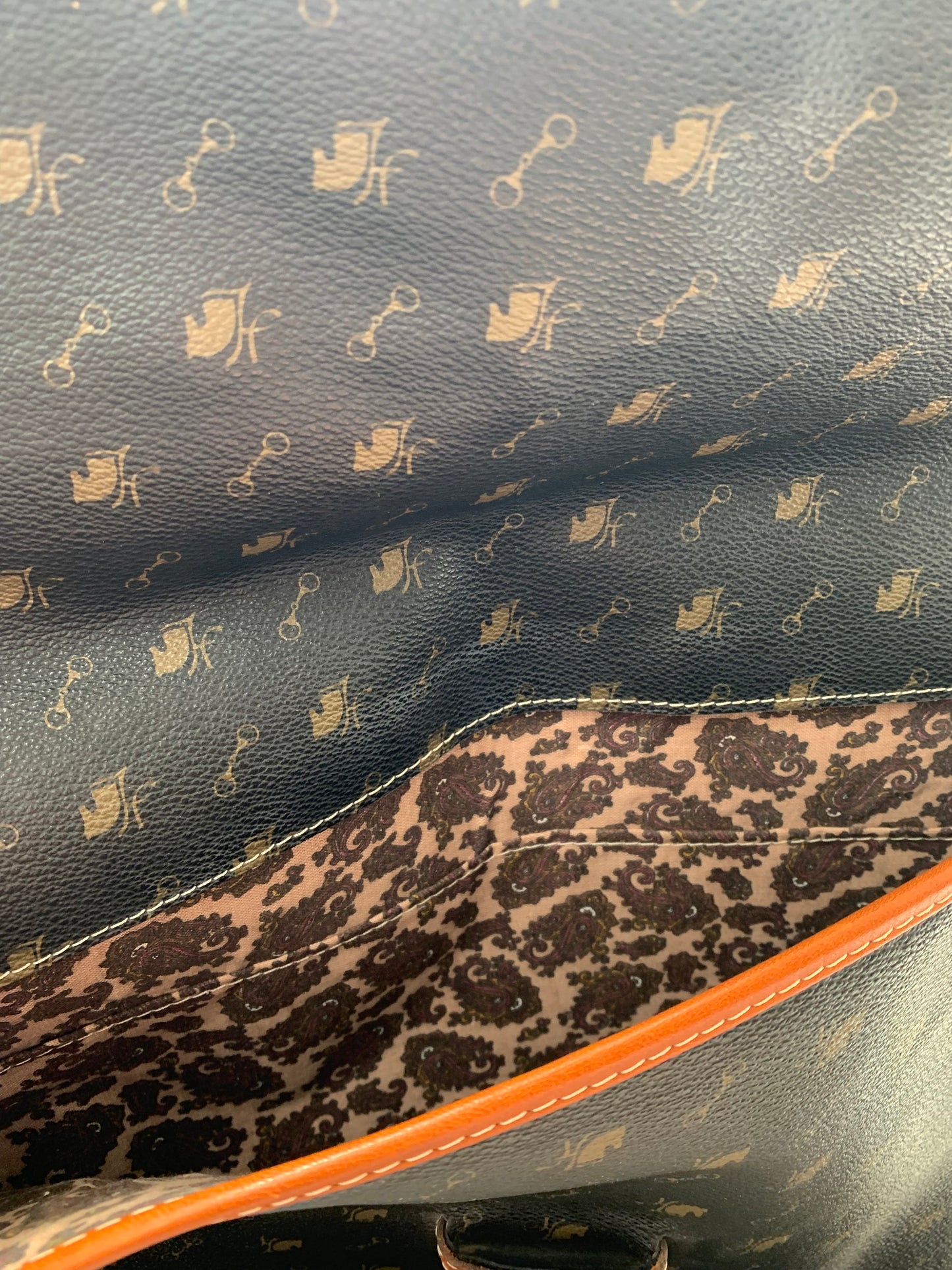 Vintage Large Clutch or Laptop Case