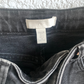 High Rise Flared Jeans w/ Slit (36)
