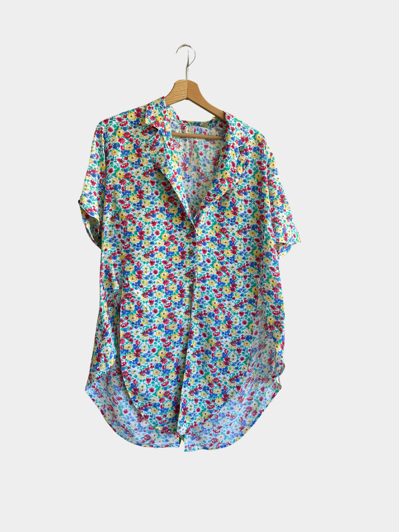 Vintage Floral Blouse