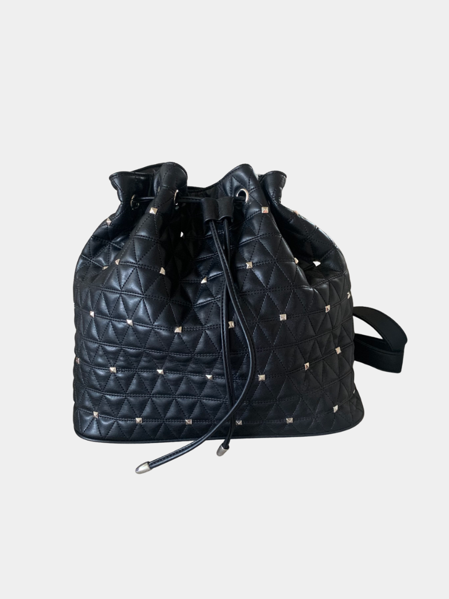 Silver Studded Backpack Purse/Bag