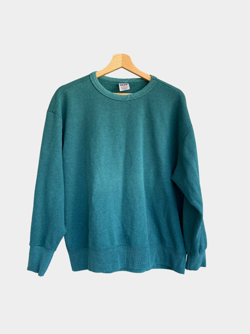Vintage Teal Fruit of the Loom Sweatshirt