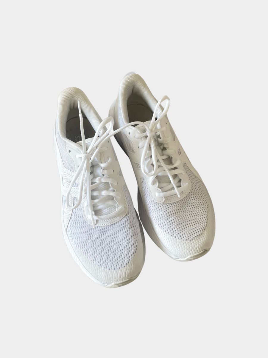 White ASICS Trainers
