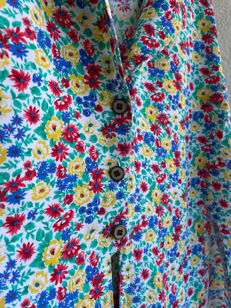 Vintage Floral Blouse