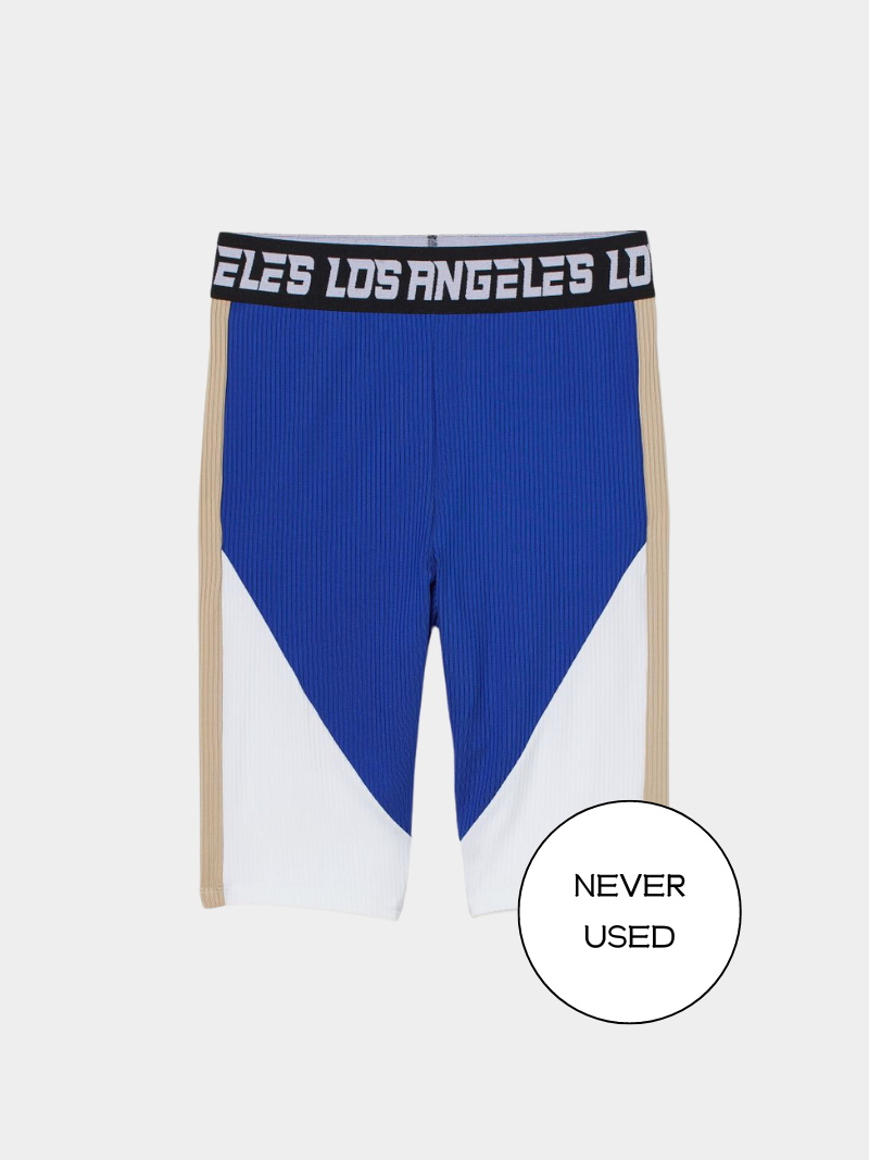 BRAND NEW RIBBED BIKE SHORTS (S)