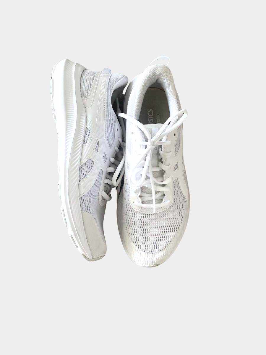 White ASICS Trainers