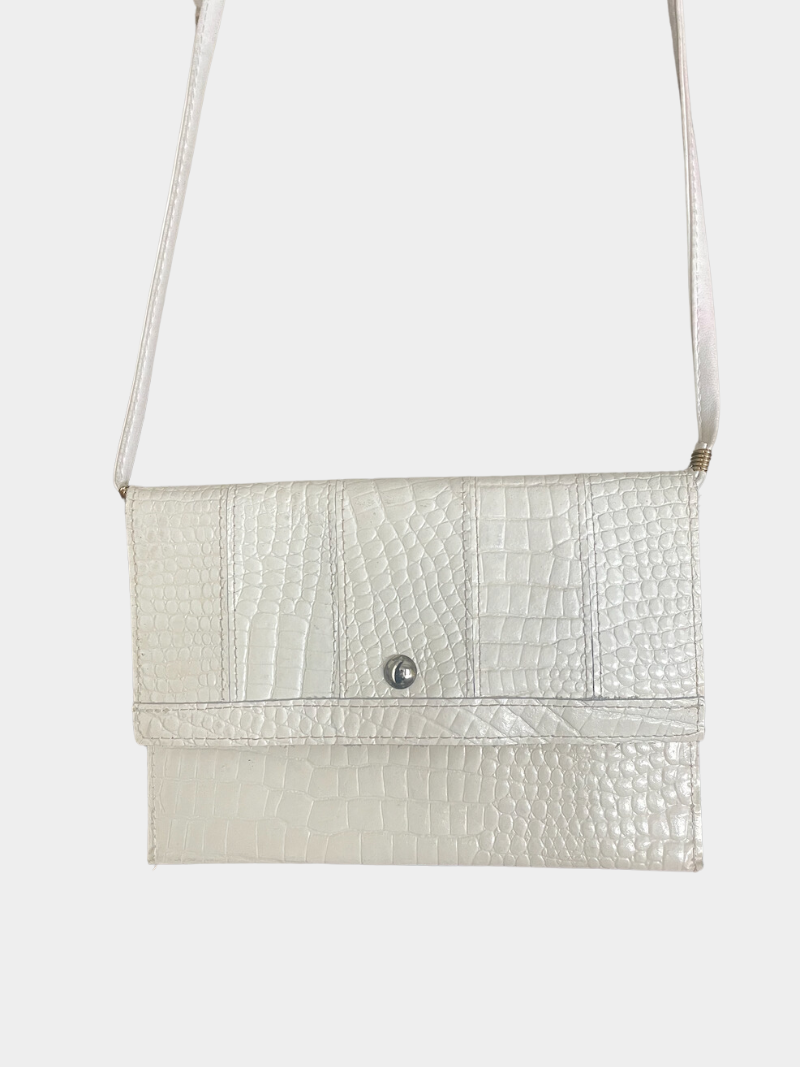 Faux Leather Shoulder Bag