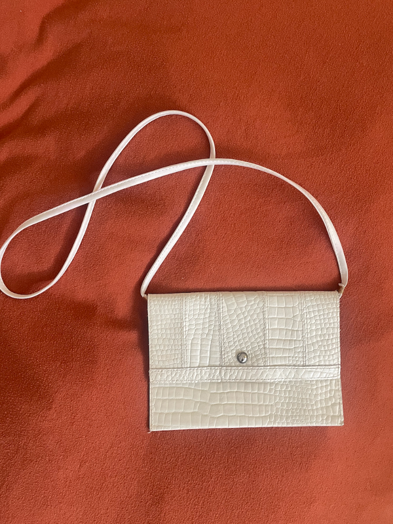 Faux Leather Shoulder Bag
