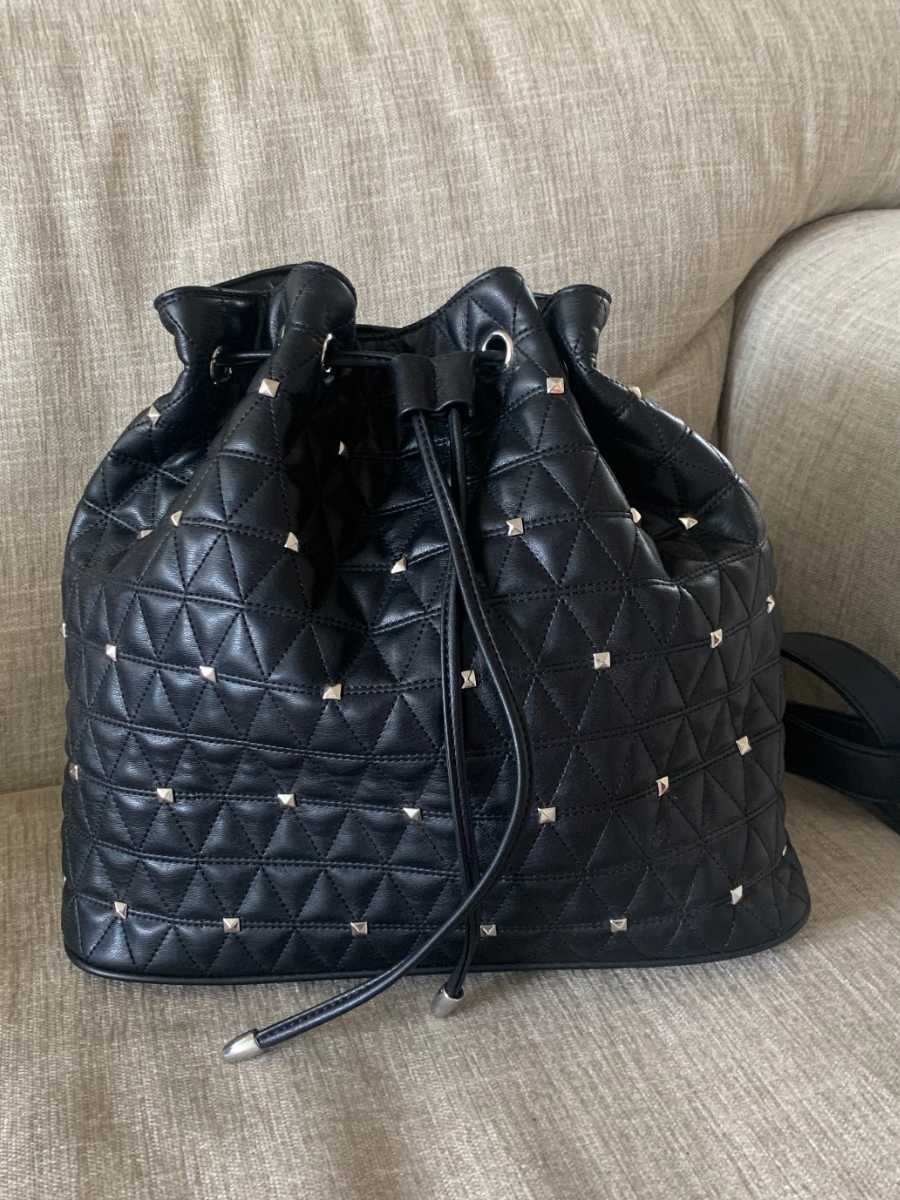 Silver Studded Backpack Purse/Bag