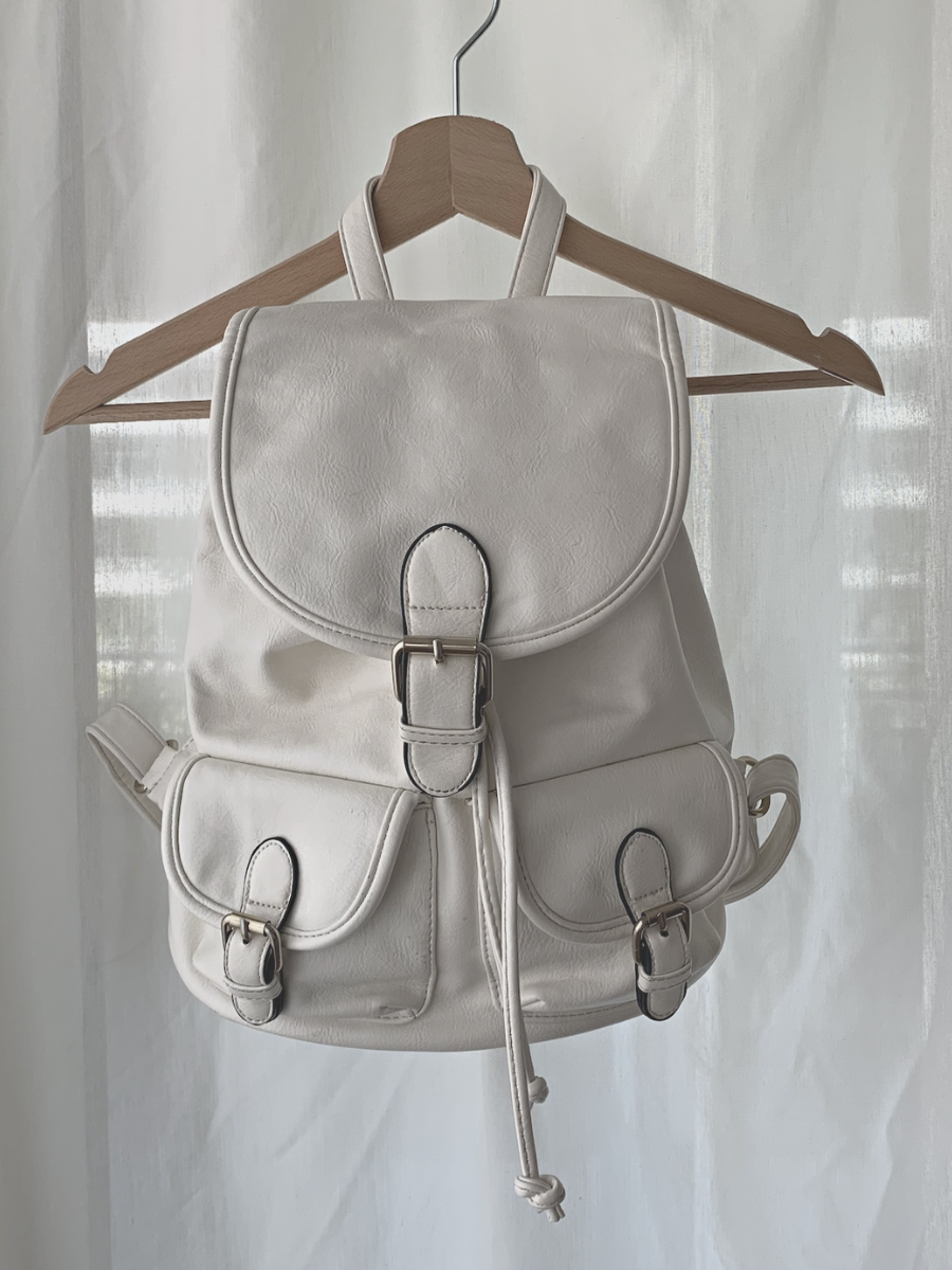 White Backpack Bag