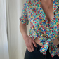 Vintage Floral Blouse