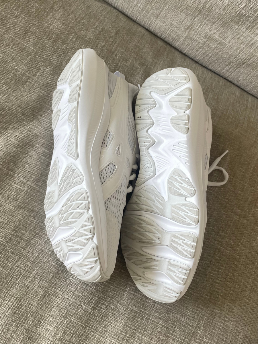 White ASICS Trainers