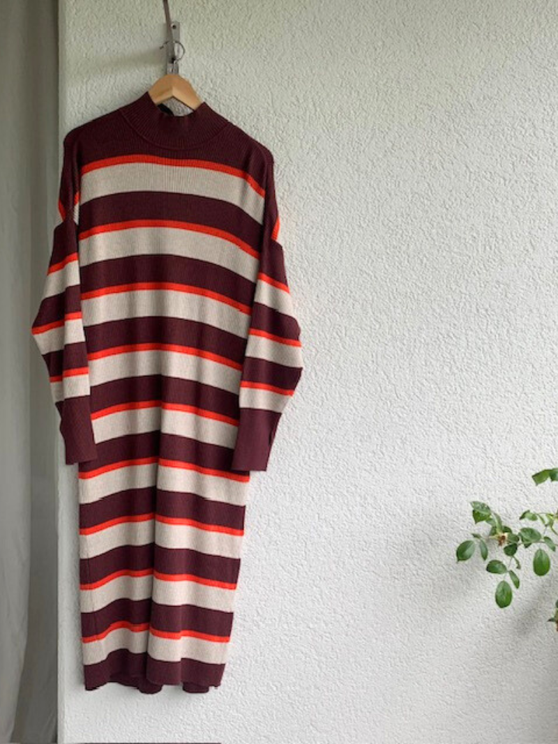 Object (Asos) Knitted High Neck Jumper Dress