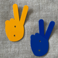 Peace Sign Wall Hooks