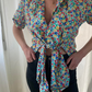 Vintage Floral Blouse