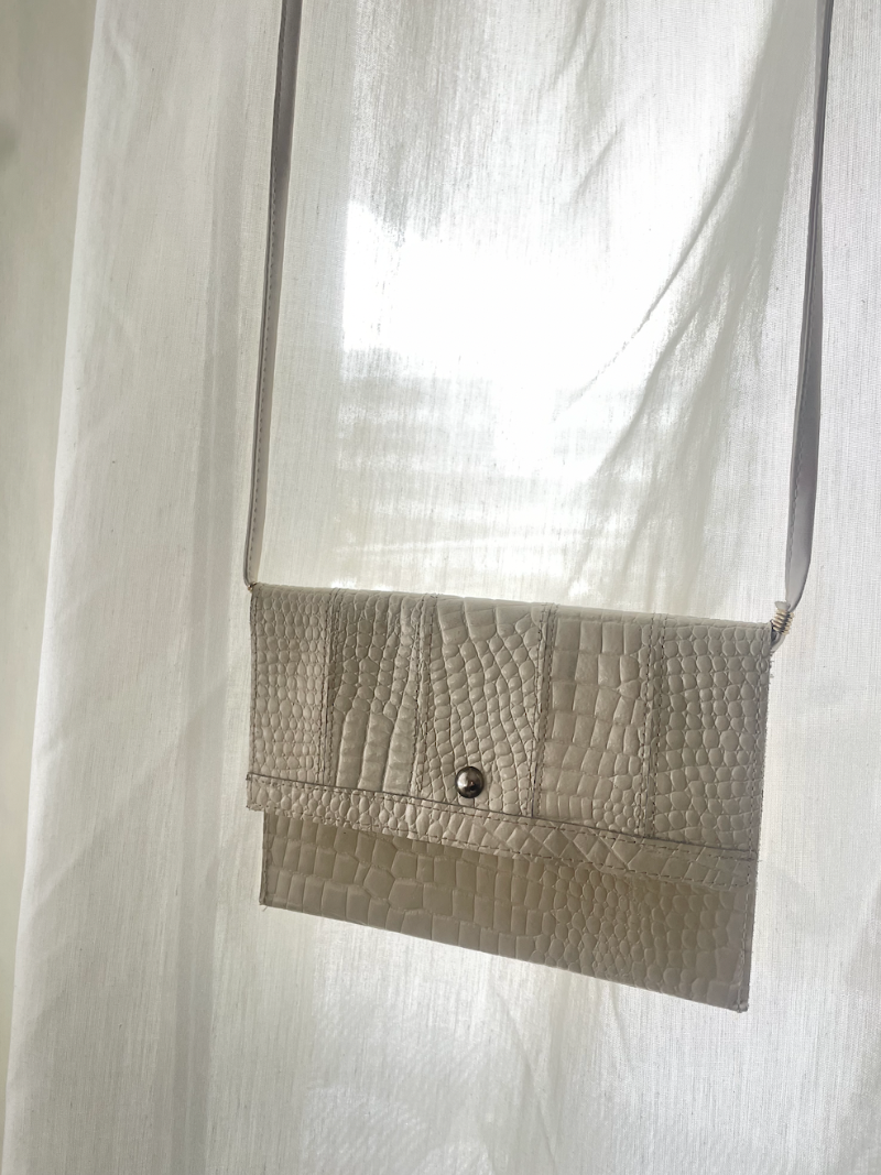 Faux Leather Shoulder Bag