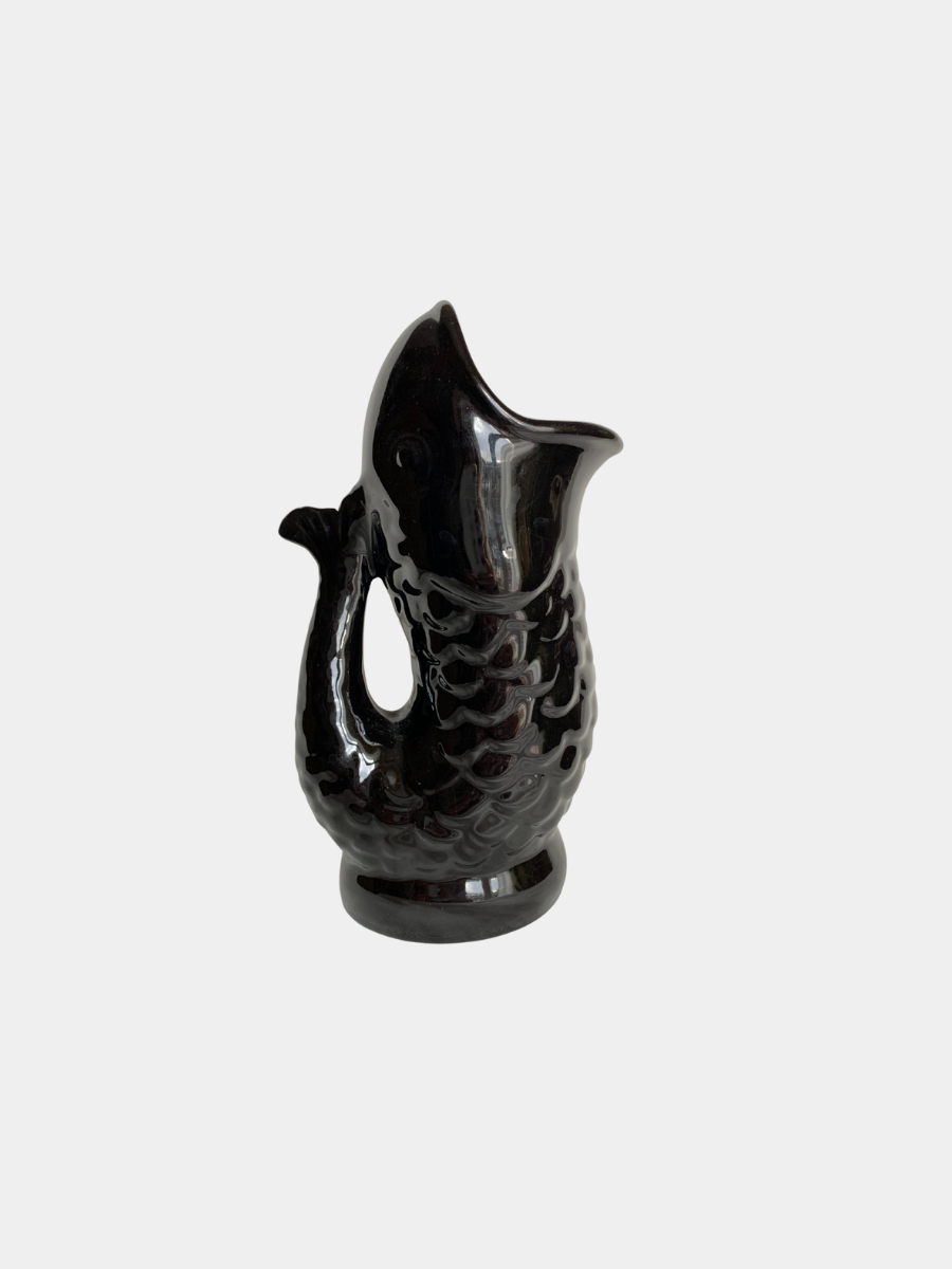 Fish Vase Black
