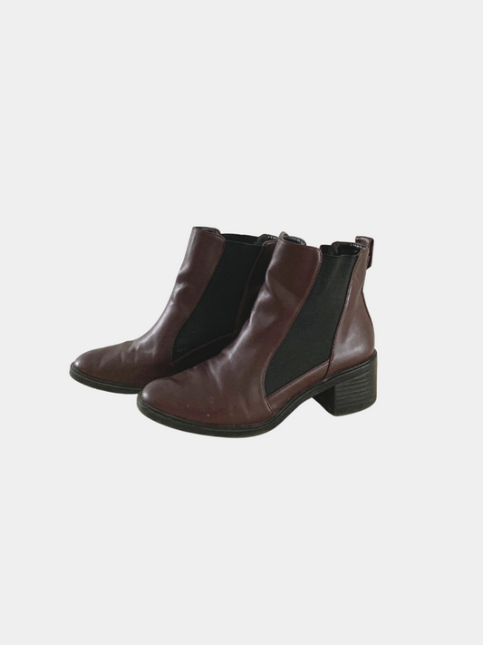 Maroon Ankle Boots (39)