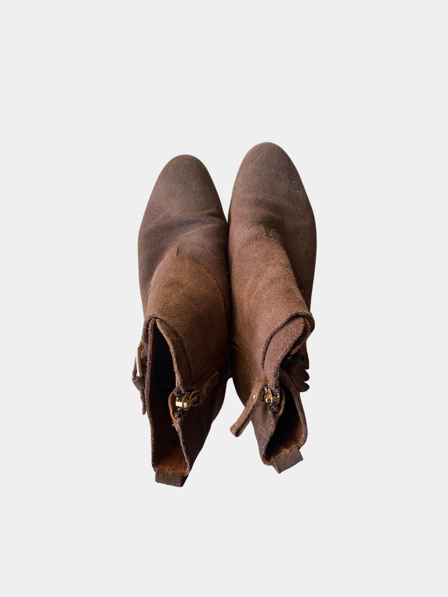 Massimo Dutti Leather Ankle booties (36)