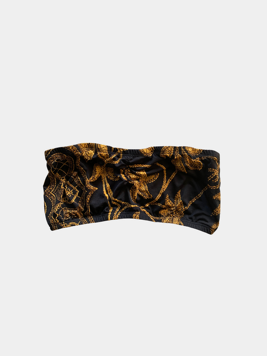 Black/Gold Bandeau