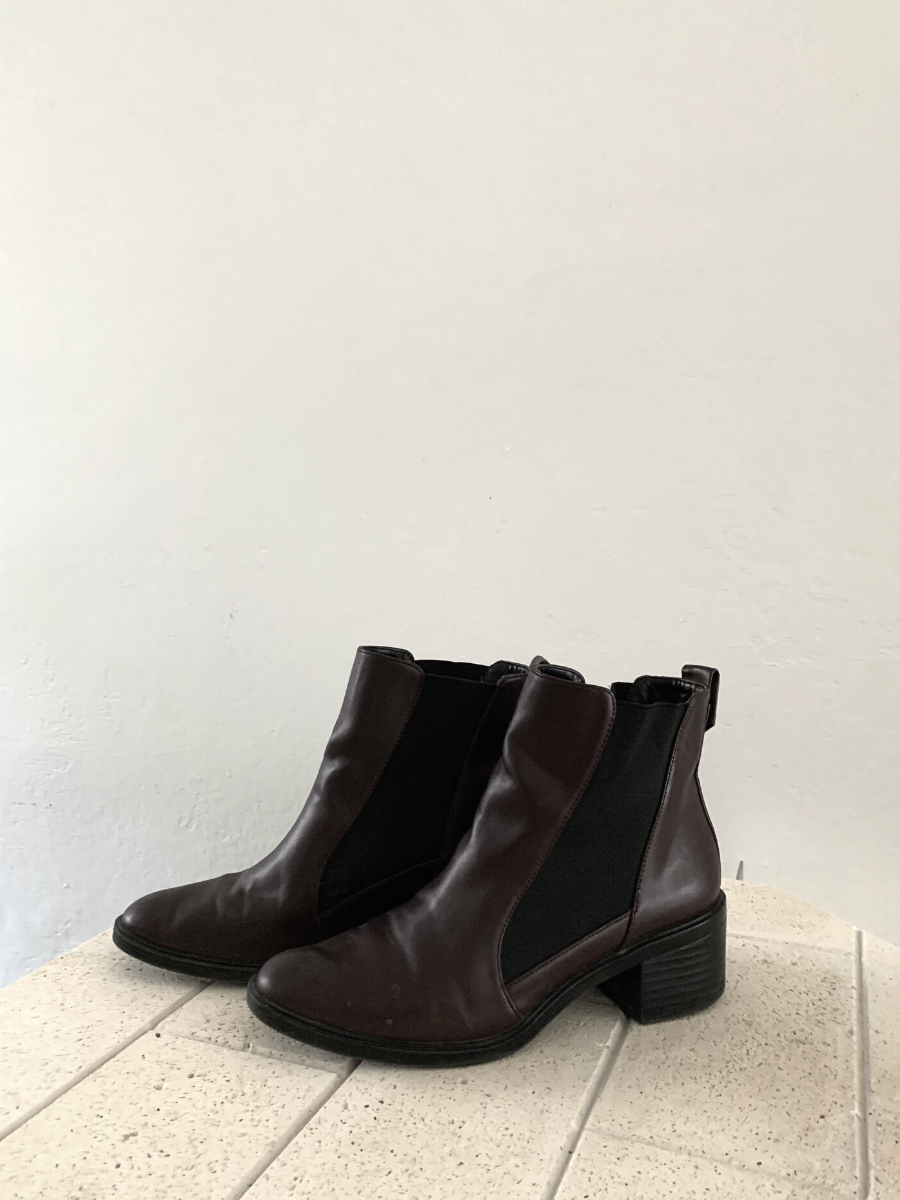 Maroon Ankle Boots (39)