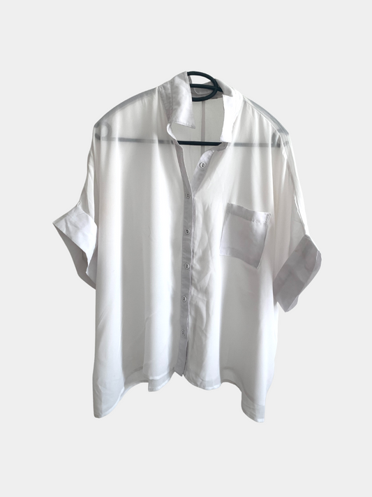 OS Sheer Summer Blouse