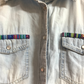 Jean button Up *38