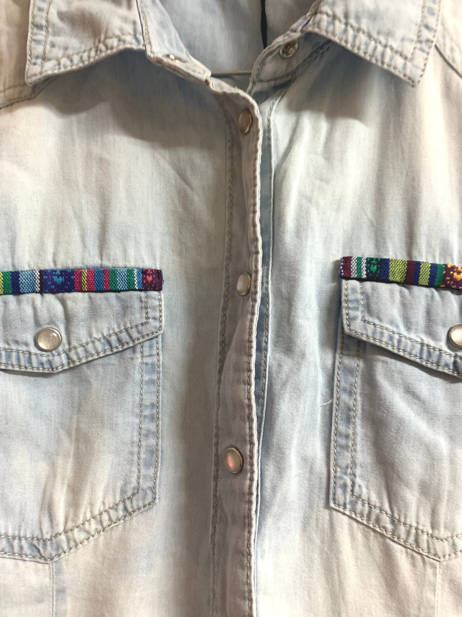 Jean button Up *38