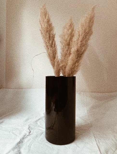 Black Large Vase