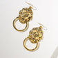 Lion's Head Door Knocker Earrings