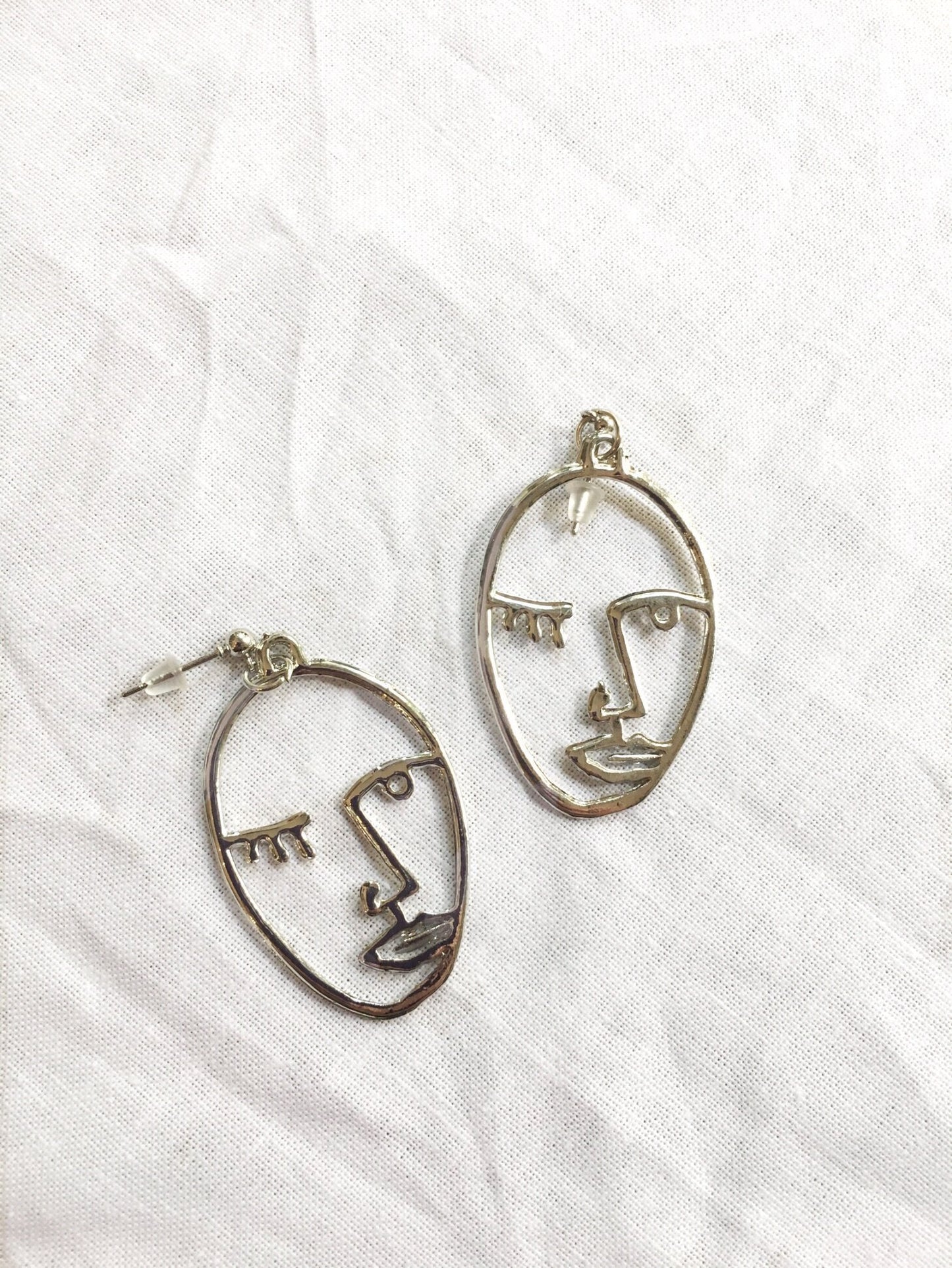 Picasso Face Earrings